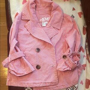 Pink Striped Jacket